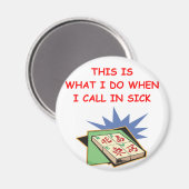 Mahjong Magnet (Vorderseite/Rückseite)