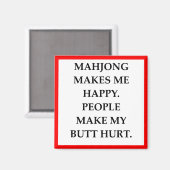 MAHJONG MAGNET (Vorderseite/Rückseite)