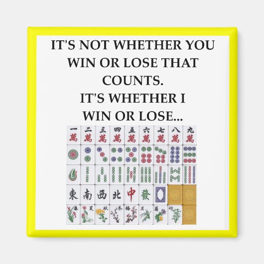 Mahjong Magnet (Vorne)