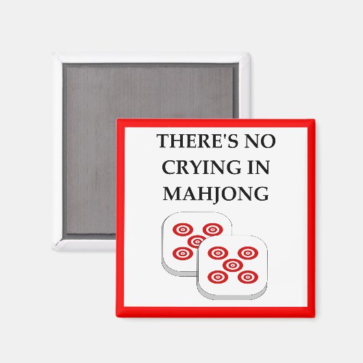 MAHJONG MAGNET (Vorderseite/Rückseite)