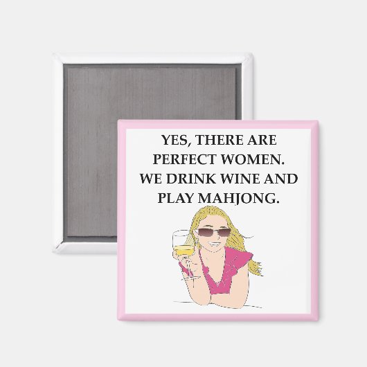 MAHJONG MAGNET (Vorderseite/Rückseite)