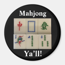 Mahjong-Magnet lustig mit Bambusfliesen