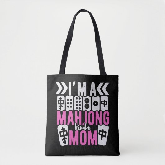 Mahjong-Mama | Funny mahjong Tasche (Vorderseite)