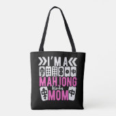 Mahjong-Mama | Funny mahjong Tasche (Rückseite)