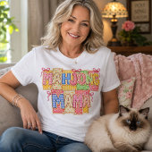 Mahjong Mama in Faux Patchwork  Tri-Blend Shirt