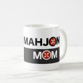 Mahjong Mama O ersetzt durch MJ-Blumen-Entwurf Kaffeetasse (VorderseiteRechts)