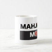 Mahjong Mama O ersetzt durch MJ-Blumen-Entwurf Kaffeetasse (Mittel)