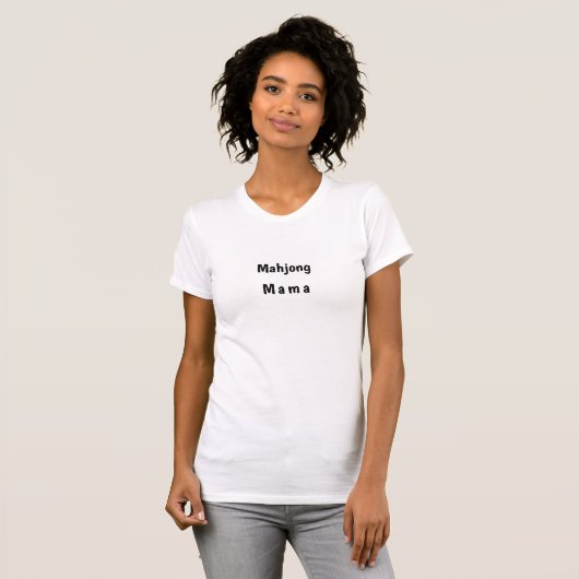 Mahjong Mama T Shirt (Vorne ganz)
