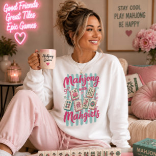 Mahjong mit Mahgirls Sweatshirt