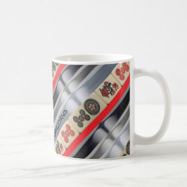 Mahjong mit Monogramm Kaffeetasse