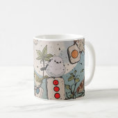 Mahjong Mondaufgang Kaffeetasse (VorderseiteRechts)