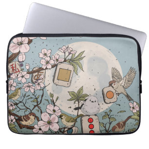 Mahjong Mondaufgang Laptopschutzhülle