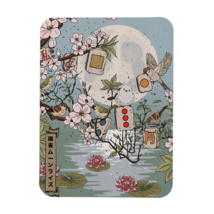 Mahjong Mondaufgang Magnet