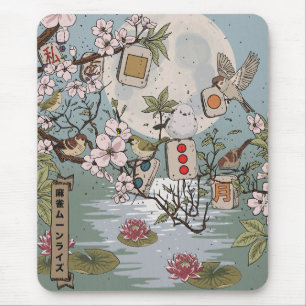 Mahjong Mondaufgang Mousepad
