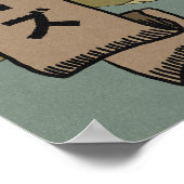 Mahjong Mondaufgang Poster (Ecke)