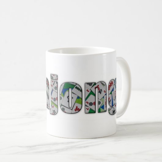 Mahjong Mug Kaffeetasse (VorderseiteRechts)
