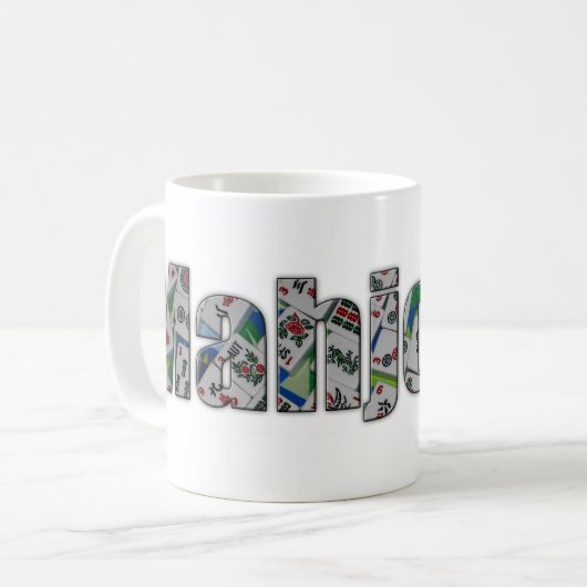 Mahjong Mug Kaffeetasse (Vorderseite Links)
