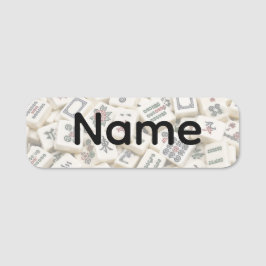 Mahjong Namensschild