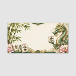 Mahjong Namensschilder Namensschild