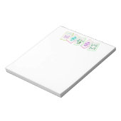 MAHJONG NOTEPAD NOTIZBLOCK (Rotiert)