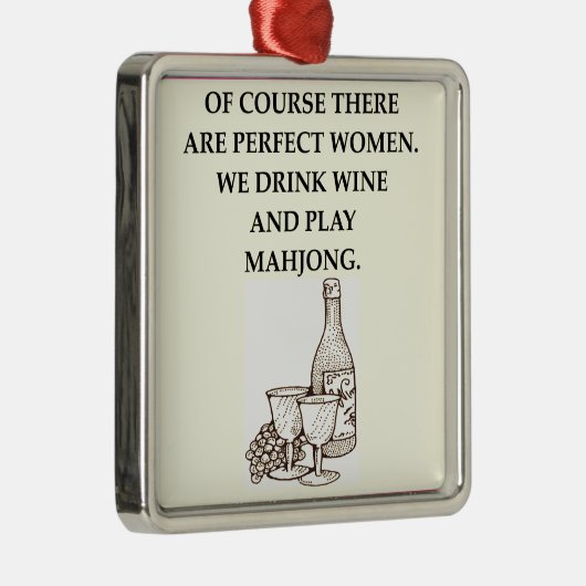 MAHJONG ORNAMENT AUS METALL (Rechts)