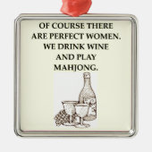 MAHJONG ORNAMENT AUS METALL (Vorne)