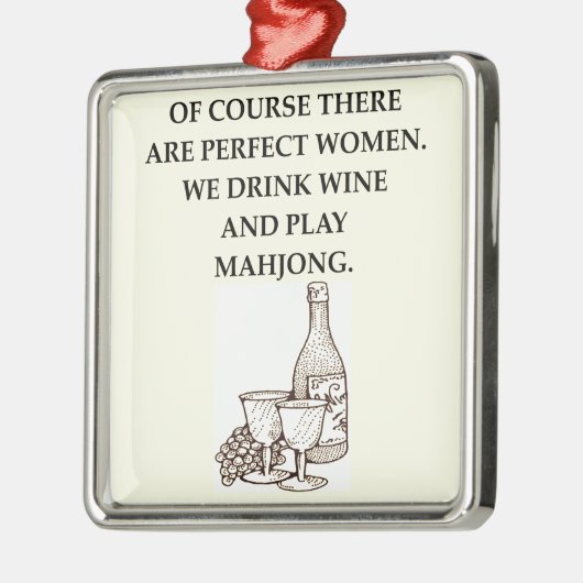 MAHJONG ORNAMENT AUS METALL (Links)