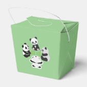 Mahjong Panda Niedlich Funny Favor Box Geschenkschachtel (Rückseite)