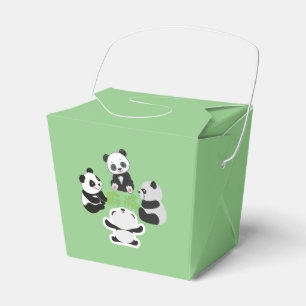Mahjong Panda Niedlich Funny Favor Box Geschenkschachtel