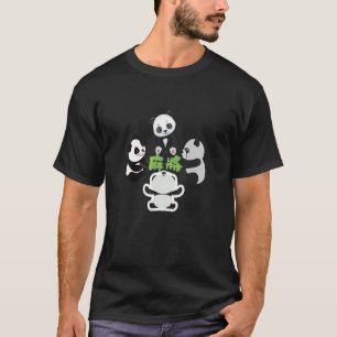 Mahjong Panda Niedlich T-Shirt