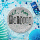 Mahjong-Papierteller Pappteller (Party)