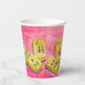 Mahjong Pappbecher (Rückseite)