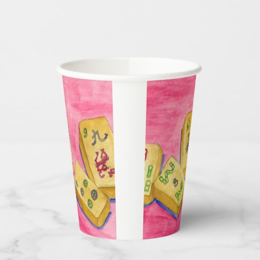 Mahjong Pappbecher (Links)