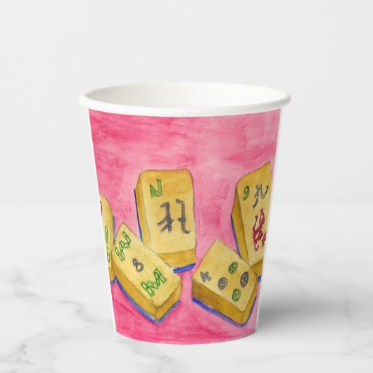 Mahjong Pappbecher (Vorderseite)