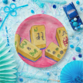 Mahjong Pappteller (Party)