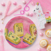 Mahjong Pappteller (Party)