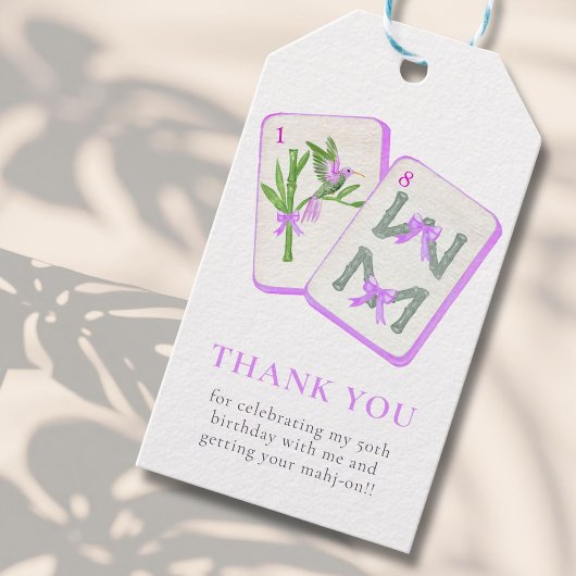 Mahjong Party Geschenkanhänger