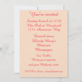 Mahjong Party Invitation Einladung (Rückseite)