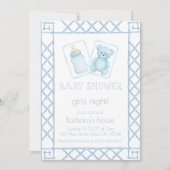 mahjong party lover Green Dragon Bamboo Einladung (Vorderseite)