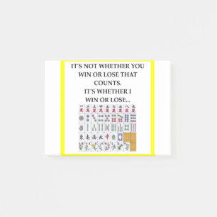 Mahjong Post-it Klebezettel