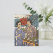 Mahjong Postkarte (Stehend Vorderseite)