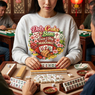 Mahjong-Punkte, Knallen und Bäm Sweatshirt