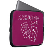 Mahjong Queen | Funny Mahjong Laptopschutzhülle (Vorne Rechts)