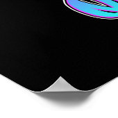 Mahjong Queen Game Mahjong Player Games Graphic Poster (Ecke)