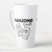 Mahjong Queen Latte Tasse (Linke Ecke)