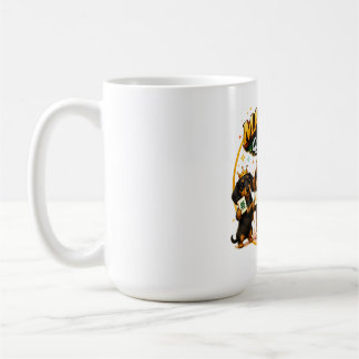 Mahjong Queens Club Niedliche Dachshunde Kaffeetasse