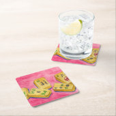 Mahjong Rechteckiger Pappuntersetzer (Vor Ort)