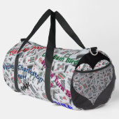 Mahjong-Reißverschluss-Tasche groß Duffle Bag (Rechte Ecke)