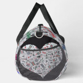 Mahjong-Reißverschluss-Tasche groß Duffle Bag (Rechts)