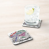 Mahjong Sayings Beverage Coaster Getränkeuntersetzer (Rechte Seite)